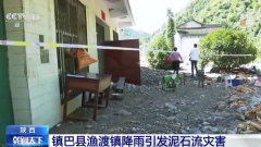 陜西漢中發(fā)生泥石流 鎮(zhèn)巴縣有國(guó)道和民房被掩埋